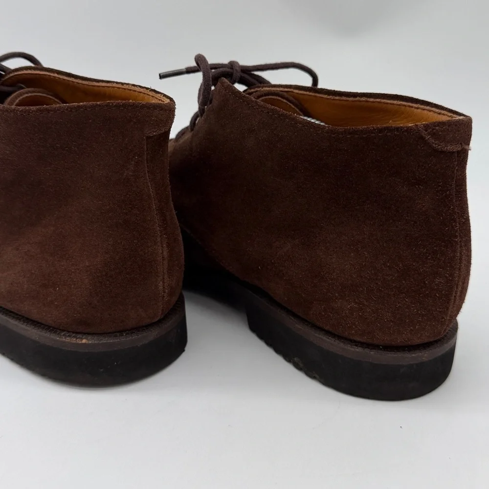 Cole Haan Roundhill Grand Waterproof Chukka Boots Brown Suede Men's Size 11D